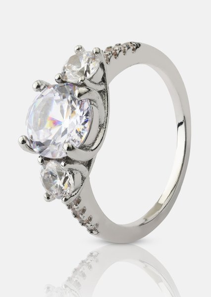 Bague Trinity - Plaquée argent