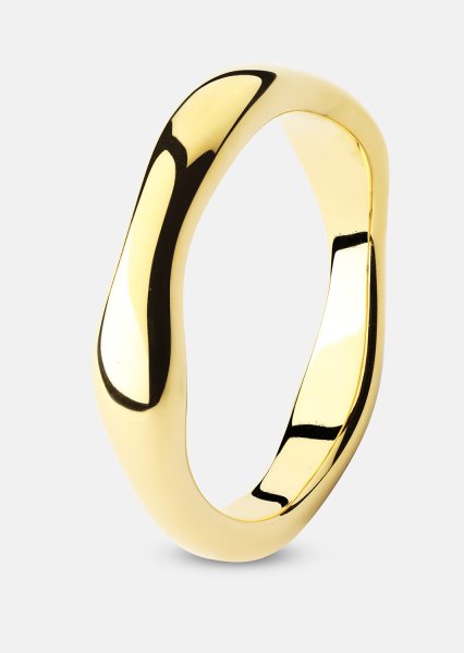 Bague Flow Bague Thin - 18k Plaquée or