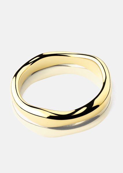 Bague Flow Bague Thin - 18k Plaquée or