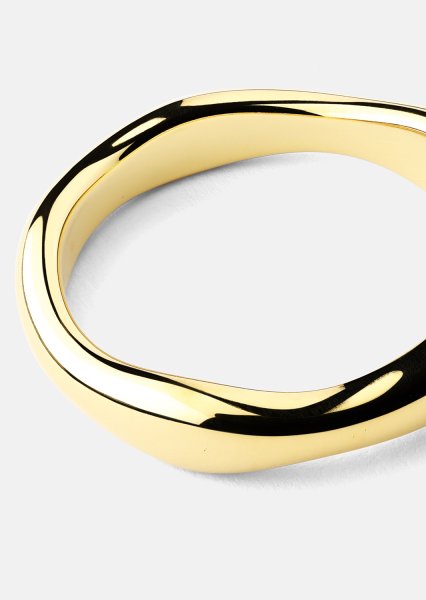 Bague Flow Bague Thin - 18k Plaquée or