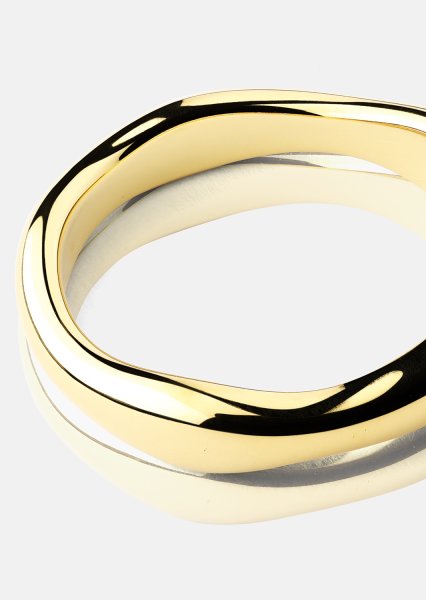 Bague Flow Bague Thin - 18k Plaquée or