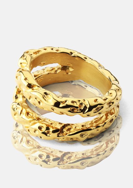 Bague Duo - 18K Plaquée or