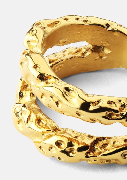 Bague Duo - 18K Plaquée or