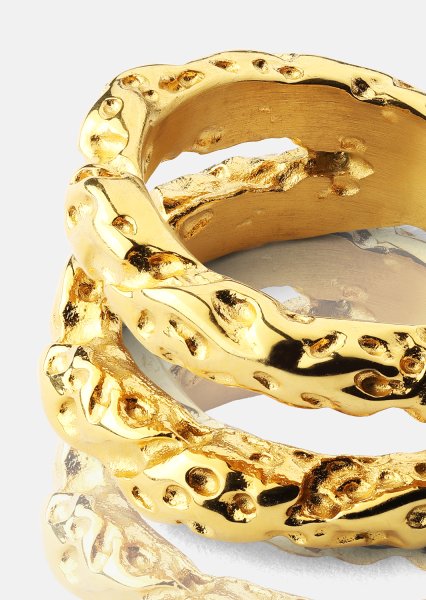 Bague Duo - 18K Plaquée or