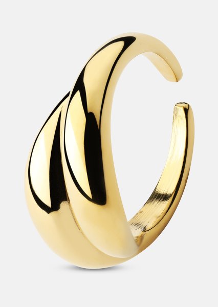 Bague Wave Bold - 18k Plaquée or