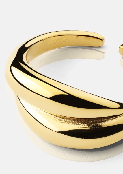 Bague Wave Bold - 18k Plaquée or