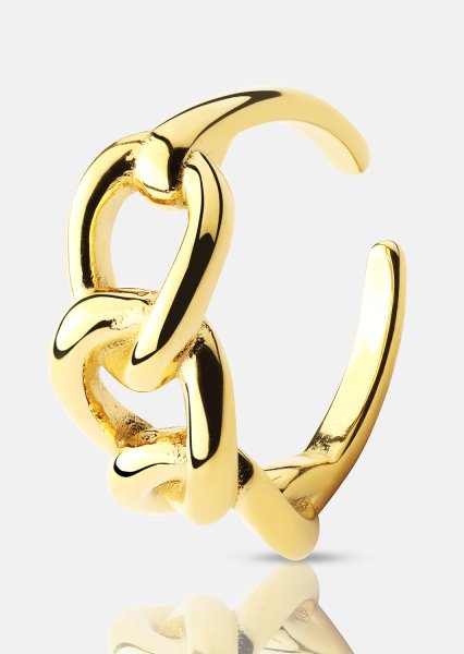 Bague Golden Link - 18K Plaquée or