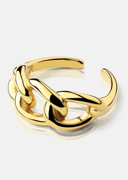 Bague Golden Link - 18K Plaquée or