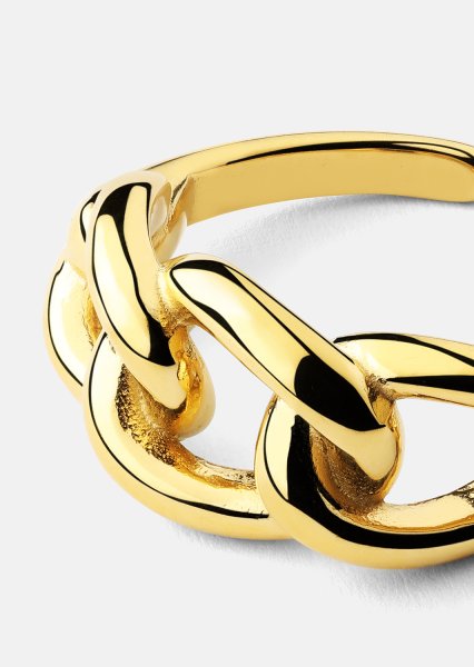 Bague Golden Link - 18K Plaquée or