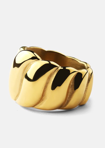 Bague Bold Wave - 18K Plaquée or
