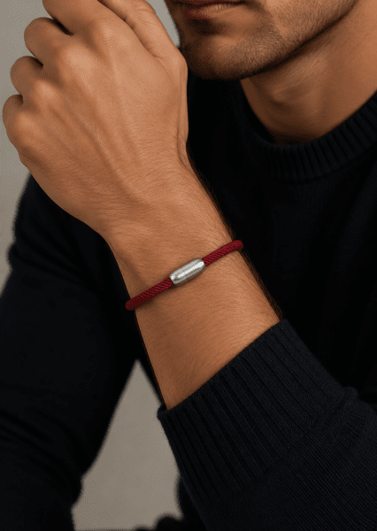 Bracelet cordon Crimson Nobility