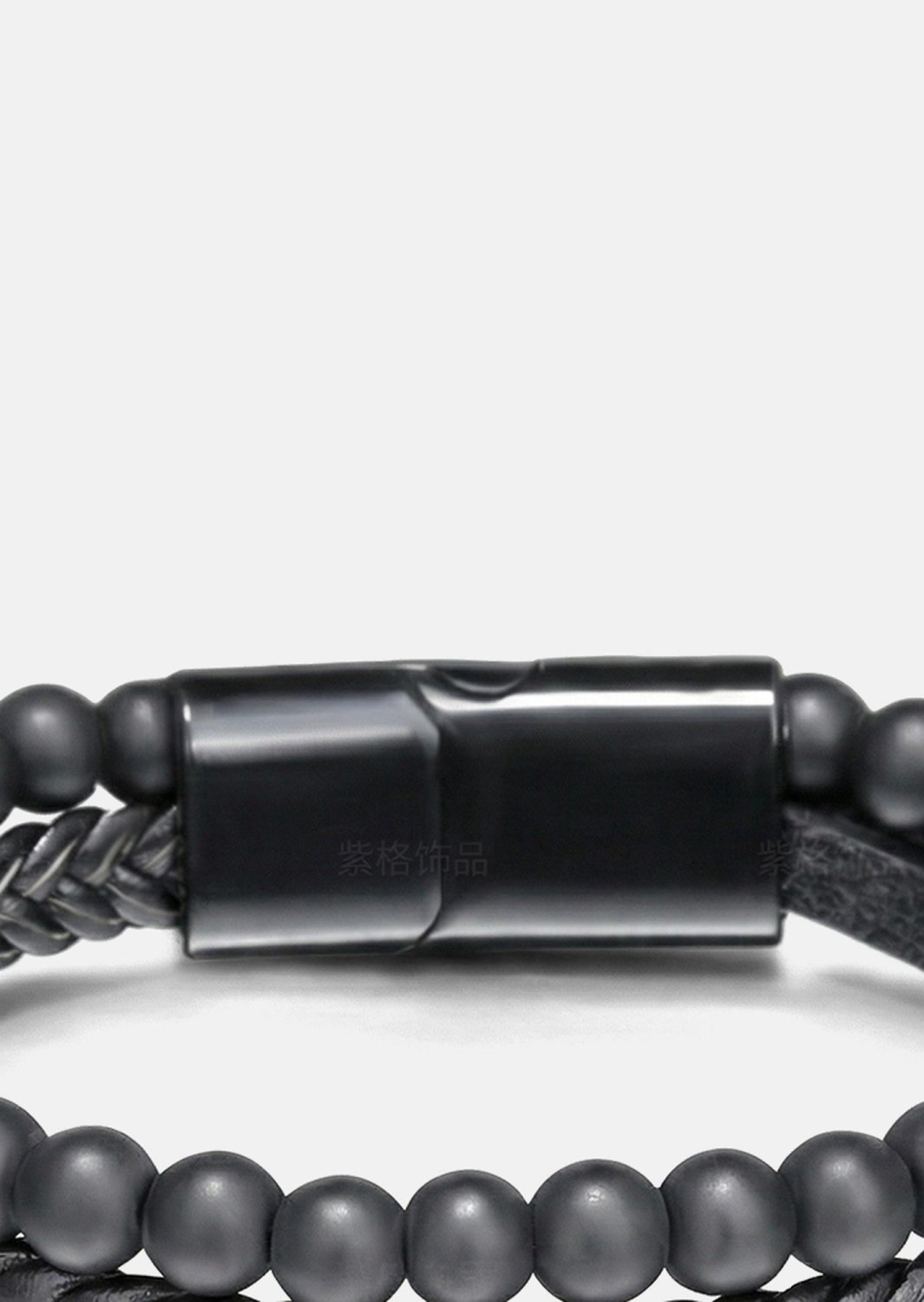 Bracelet en cuir Raven Forge