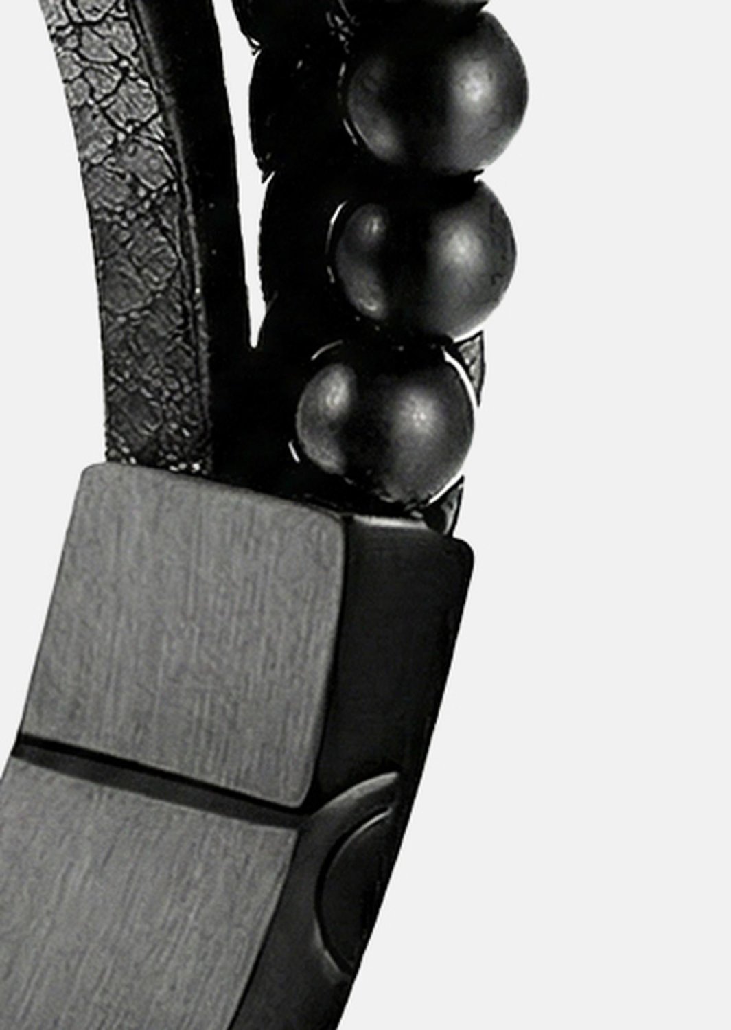 Bracelet en cuir Noble Noir