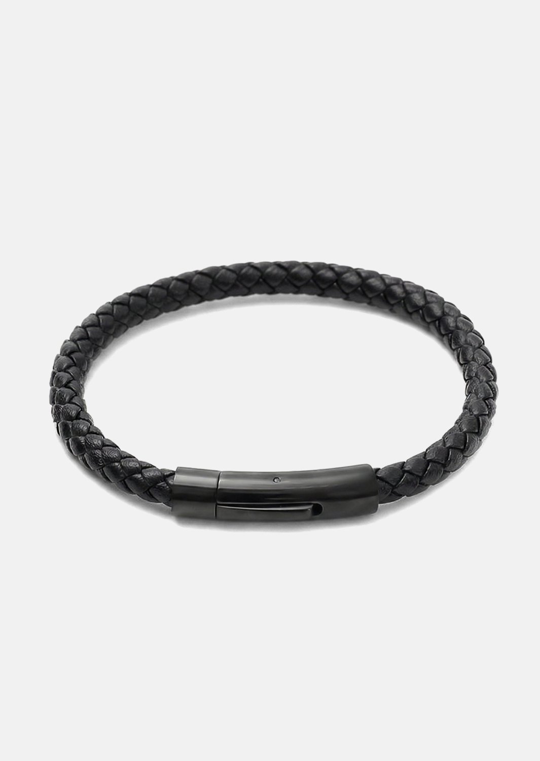 Bracelet en cuir Onyx Weave