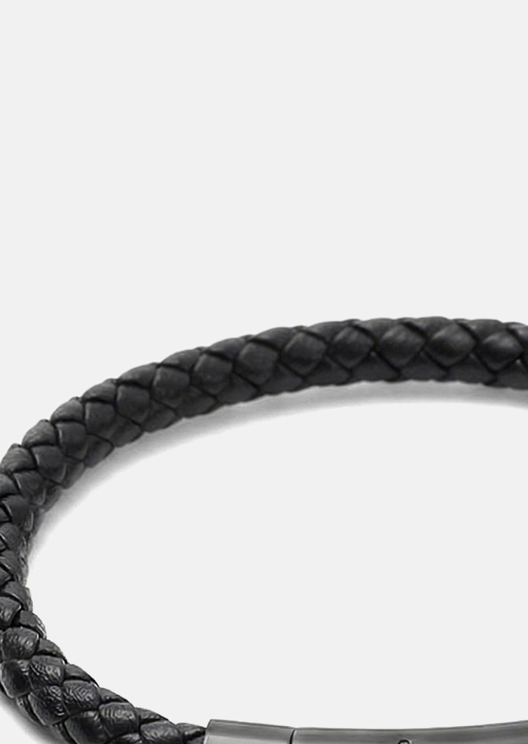 Bracelet en cuir Onyx Weave