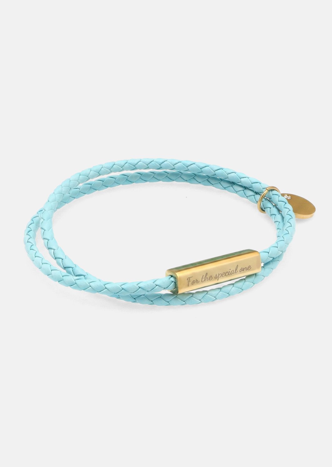Bracelet en cuir Azure Charm