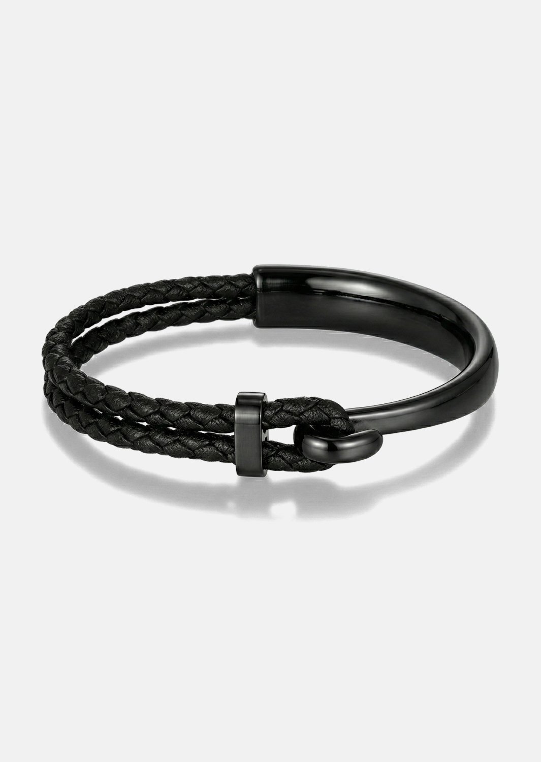 Bracelet en cuir Obsidian Link