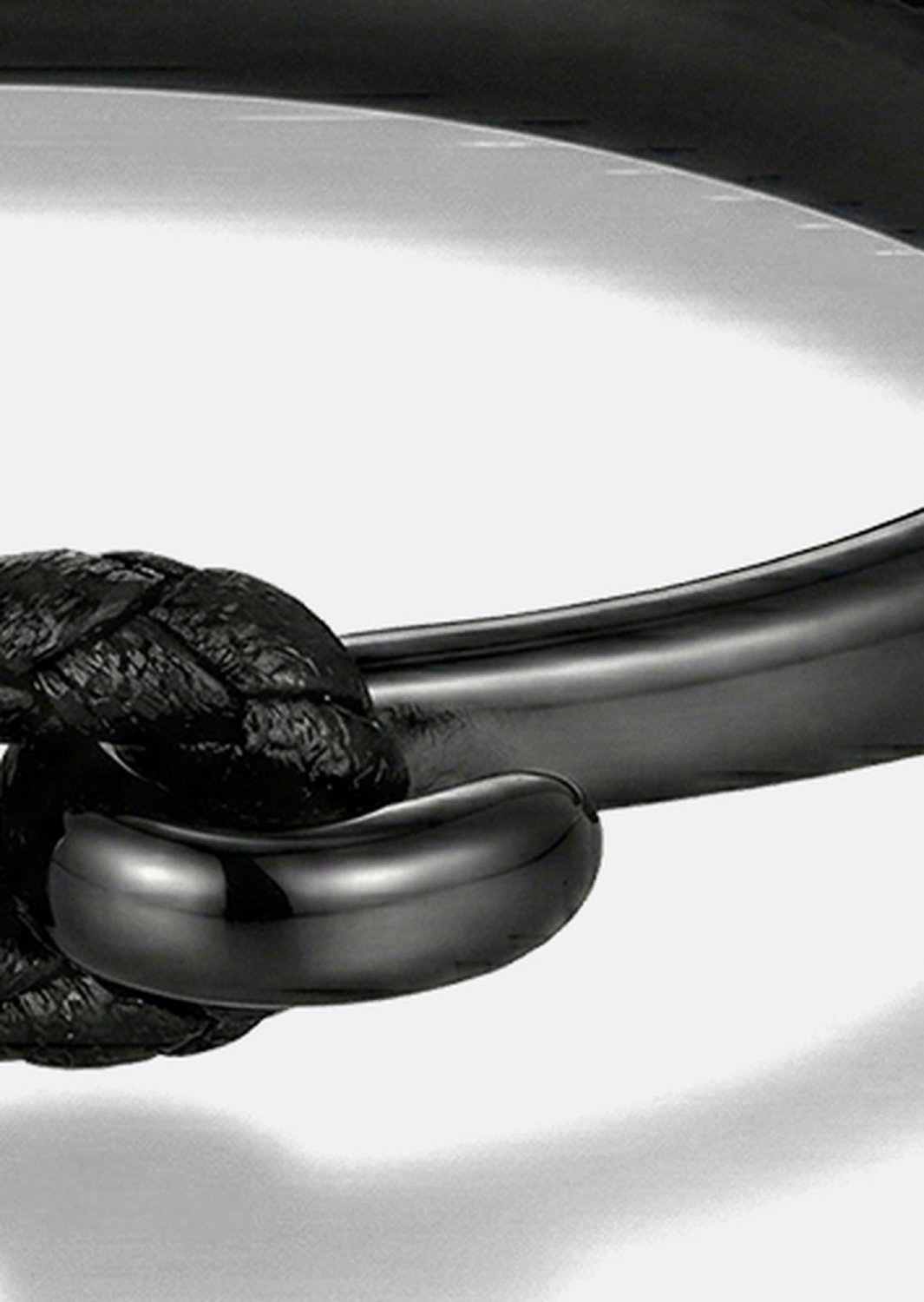 Bracelet en cuir Obsidian Link