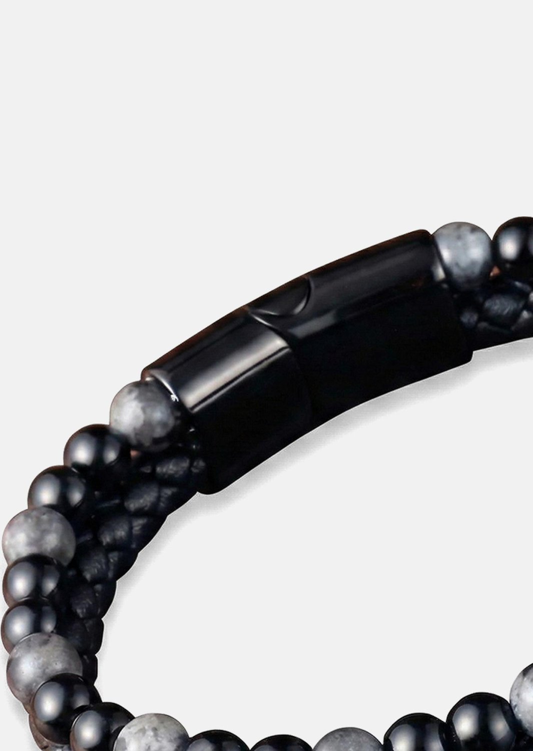 Bracelet en cuir Ebon Veil