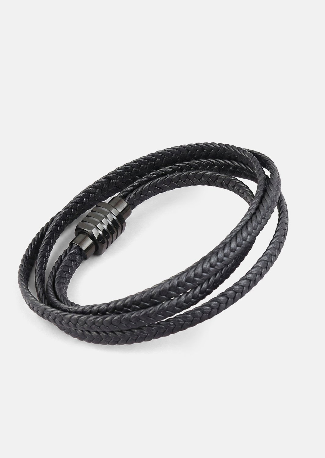 Bracelet en cuir Raven Crest