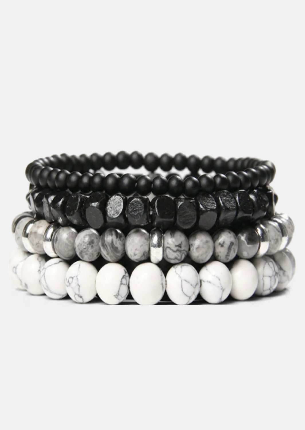 Bracelet perlé Obsidian Nexus