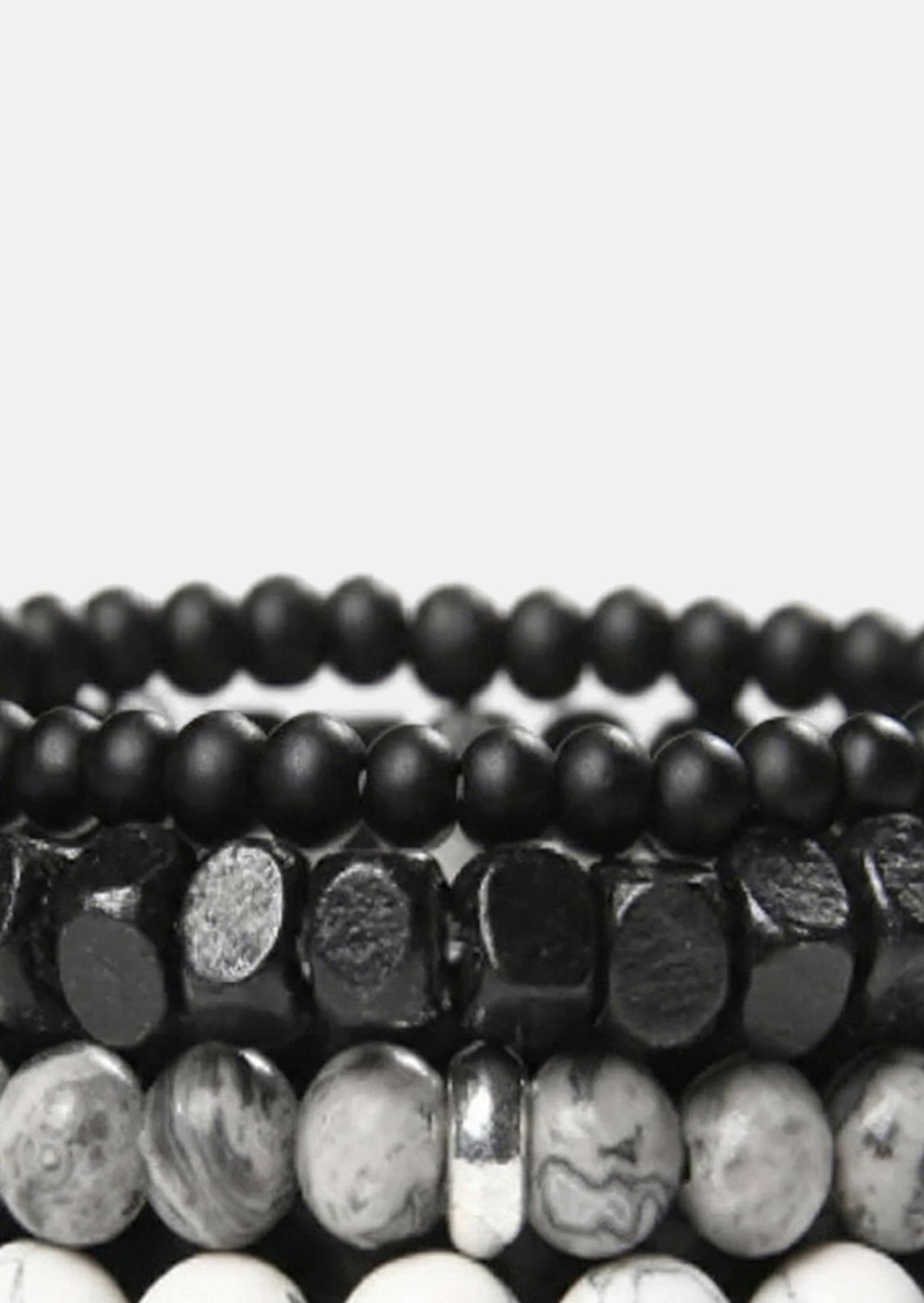 Bracelet perlé Obsidian Nexus