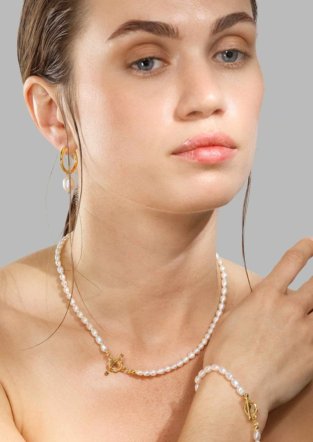 Collier Classic Pearl - 18k Plaqué or