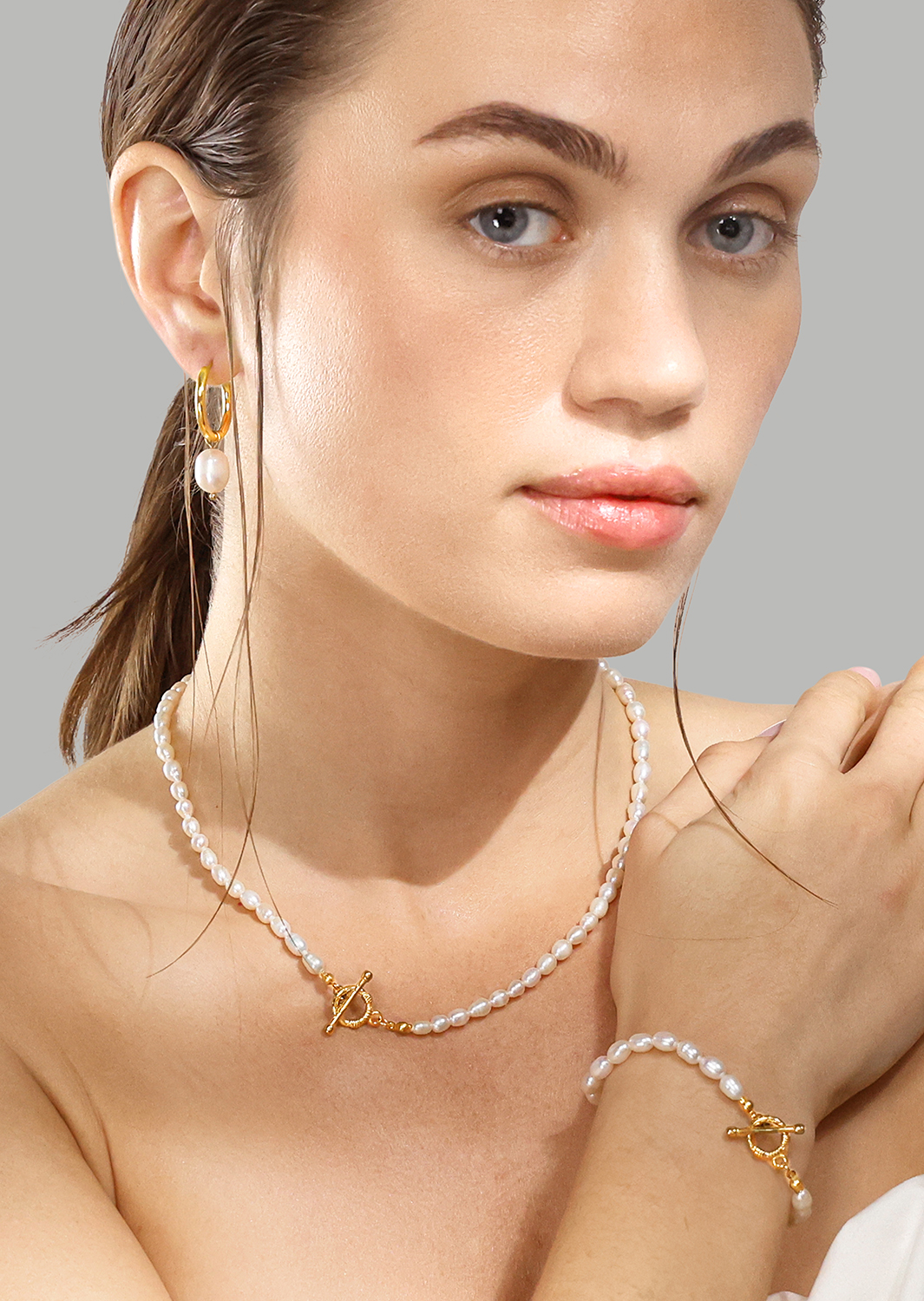 Collier Classic Pearl - 18k Plaqué or