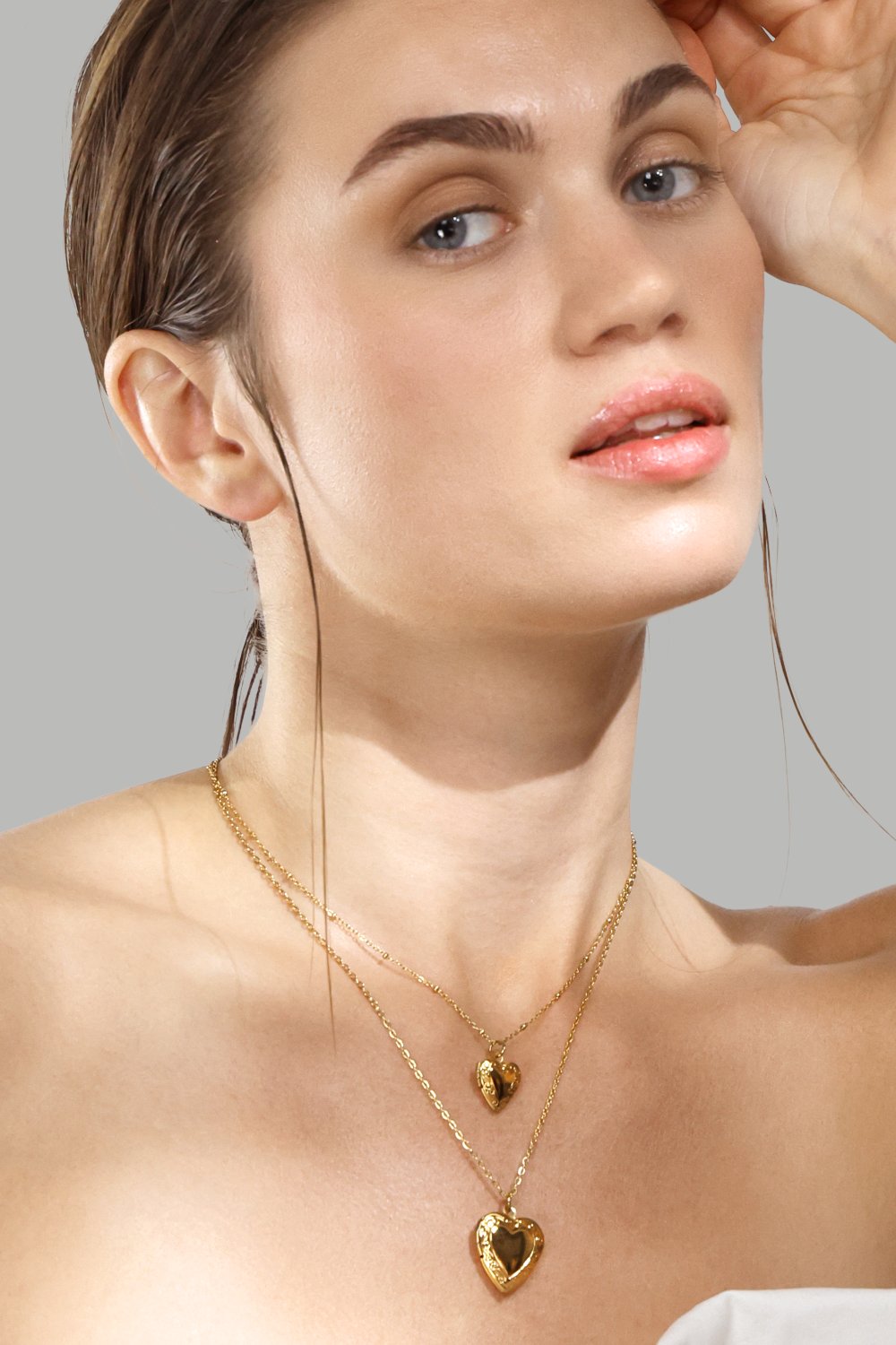Collier Golden Heart Mini - 18k Plaqué or