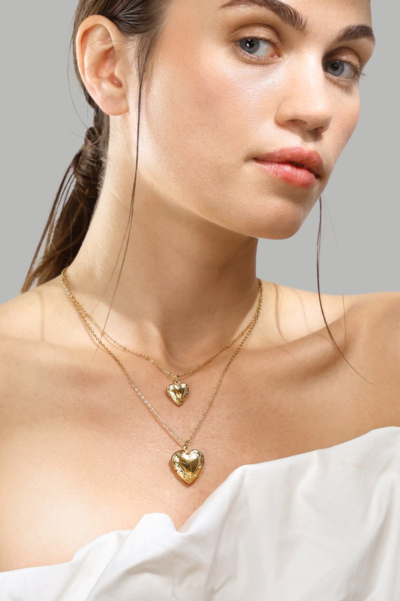 Collier Golden Heart big - 18k Plaqué or