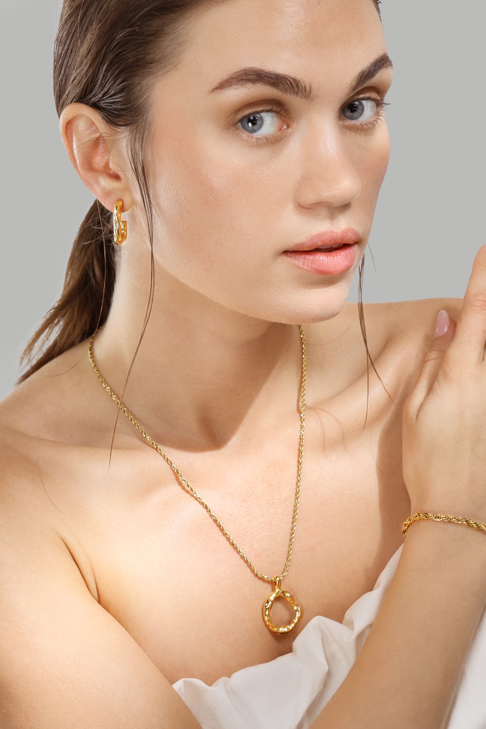 Bracelet Tresse - 18k Plaqué or