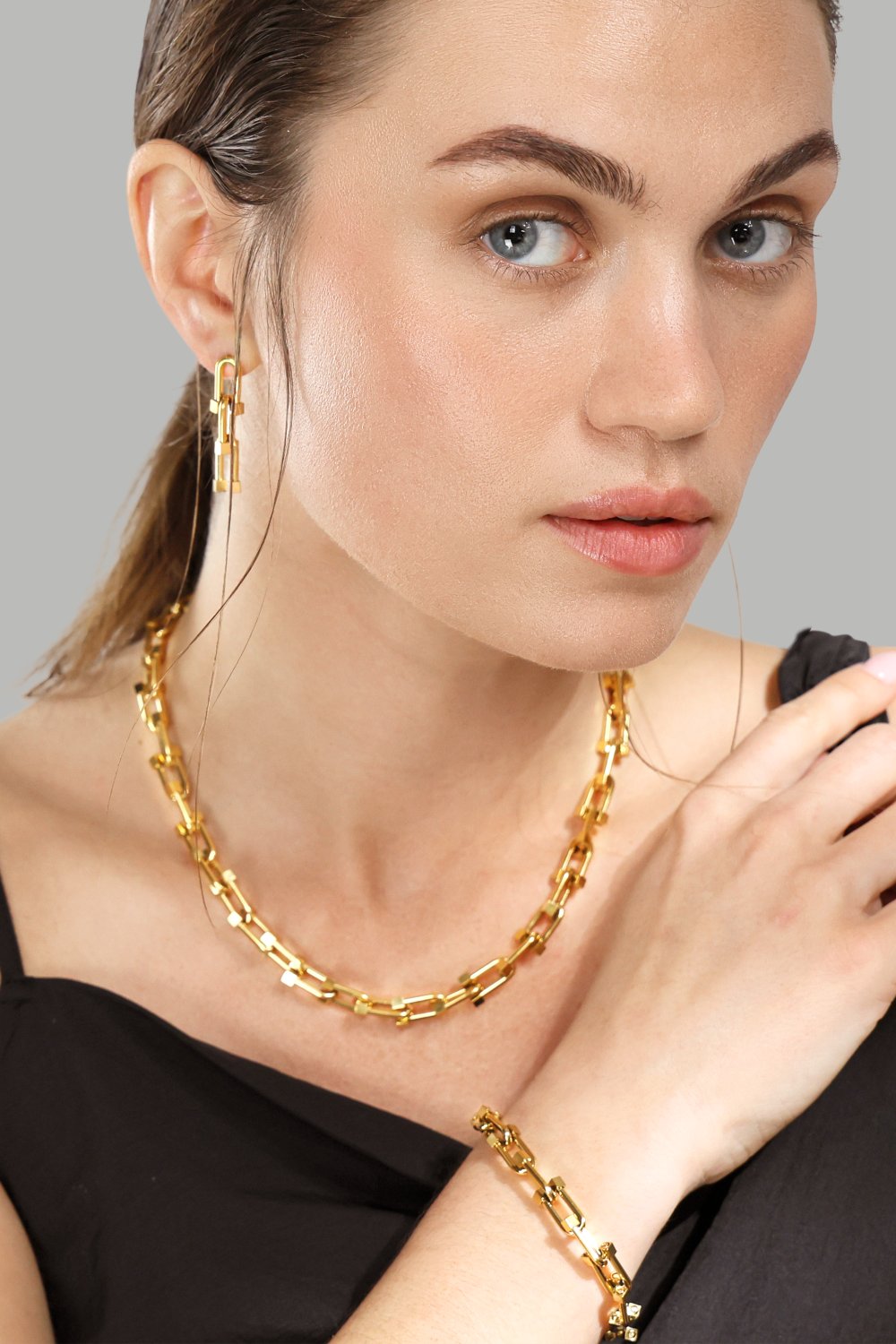 Collier Link Luxe – 18k Plaqué or