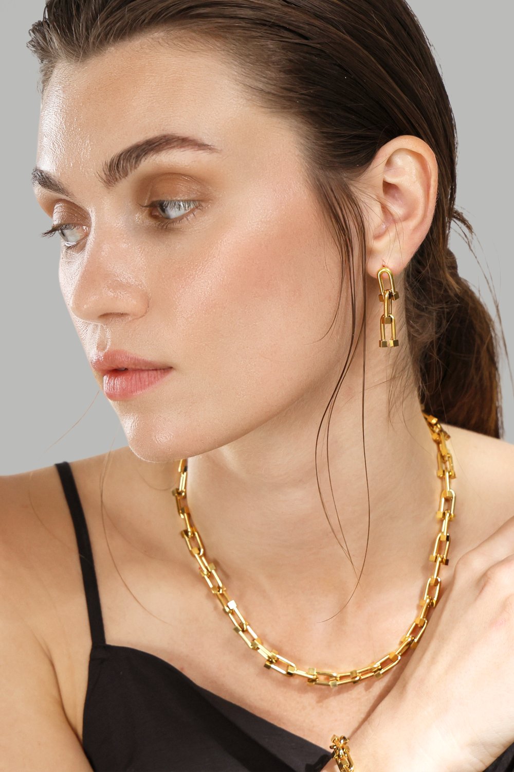 Collier Link Luxe – 18k Plaqué or