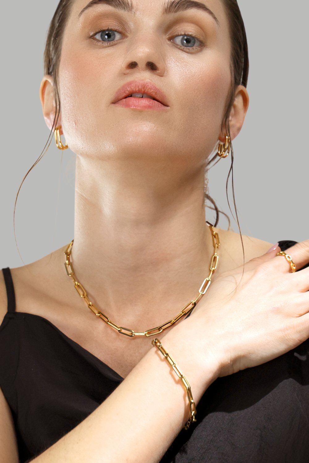 Bague Bold Chain - 18K Plaquée or
