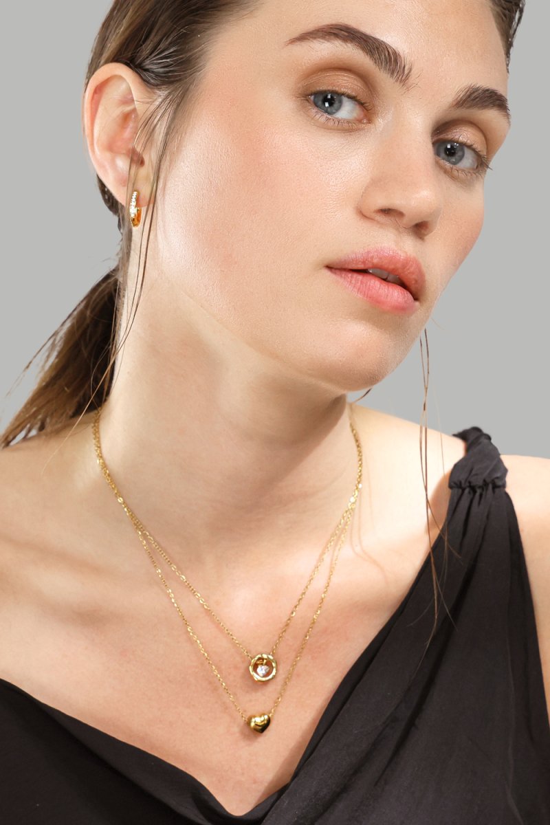 Collier Heart of Gold – 18k Plaqué or