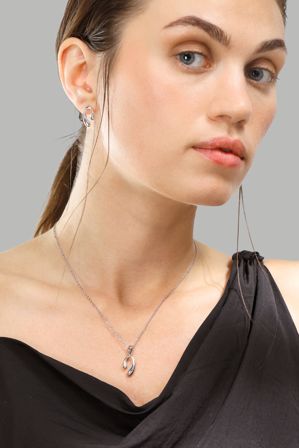 Collier Silver Flow – Plaqué argent