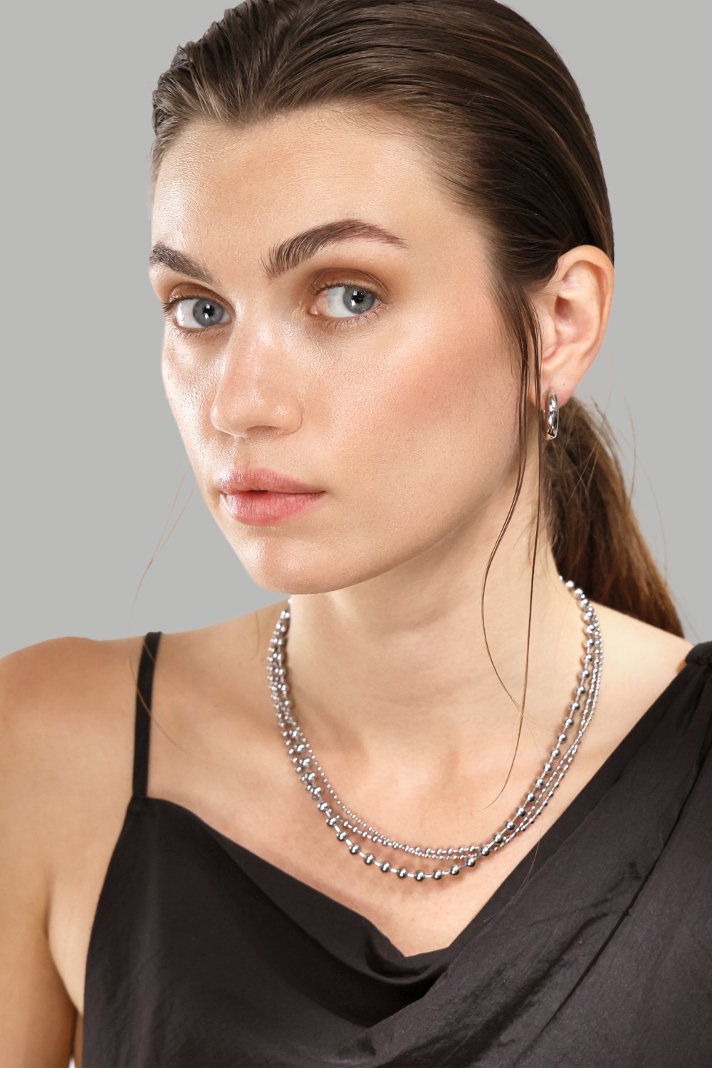 Boucles d’oreilles Bold mini – Plaquées argent