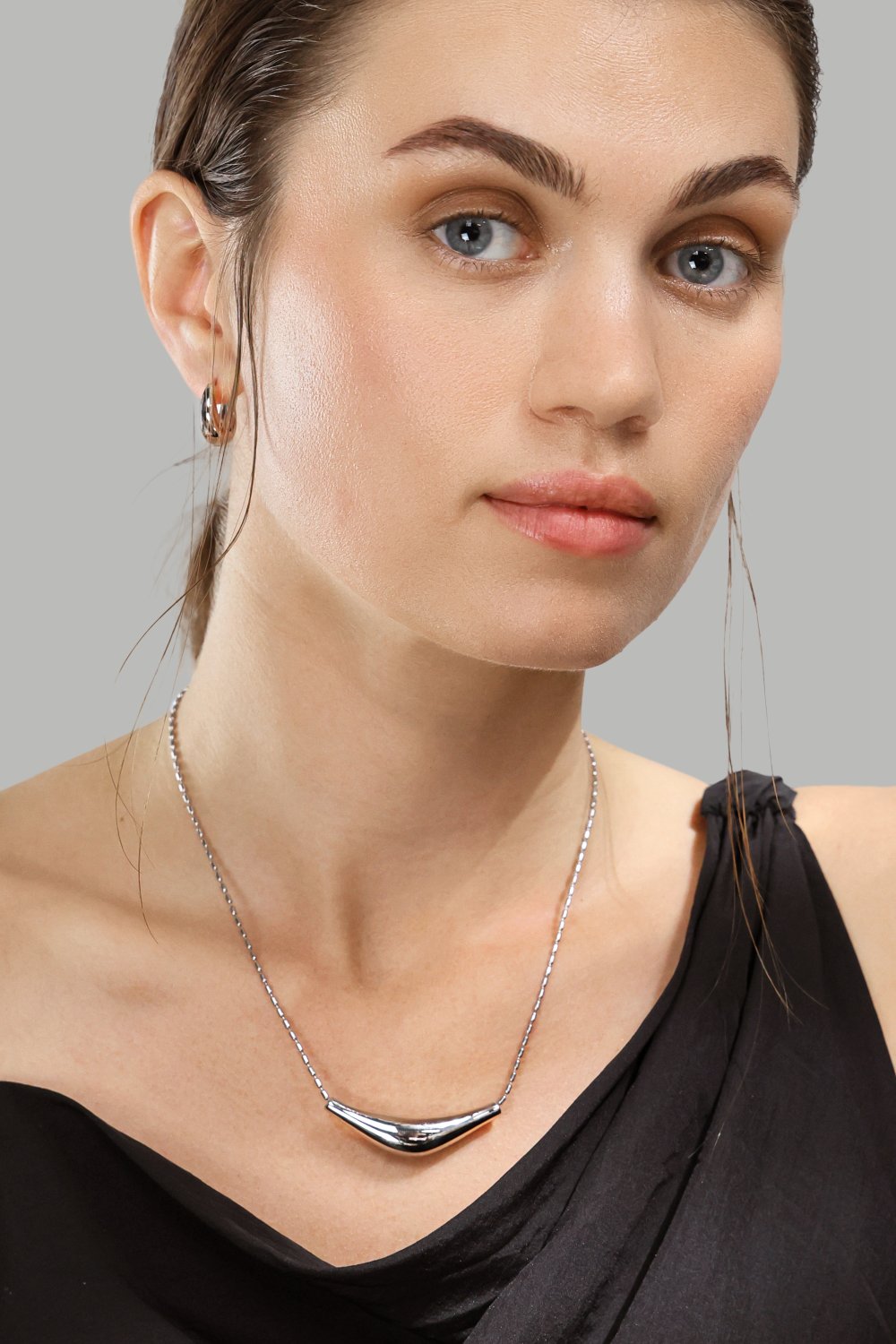 Boucles d’oreilles Bold mini – Plaquées argent