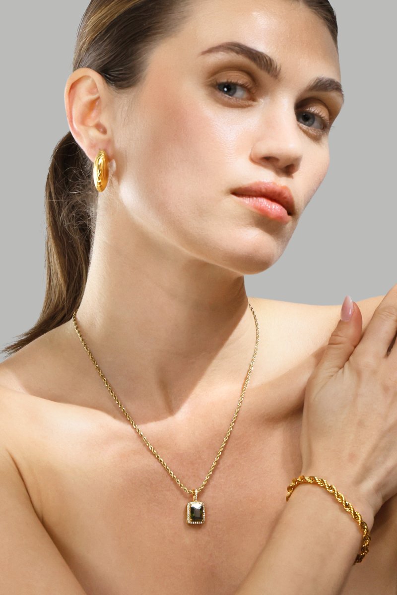 Collier Black Luxe - 18k Plaqué or