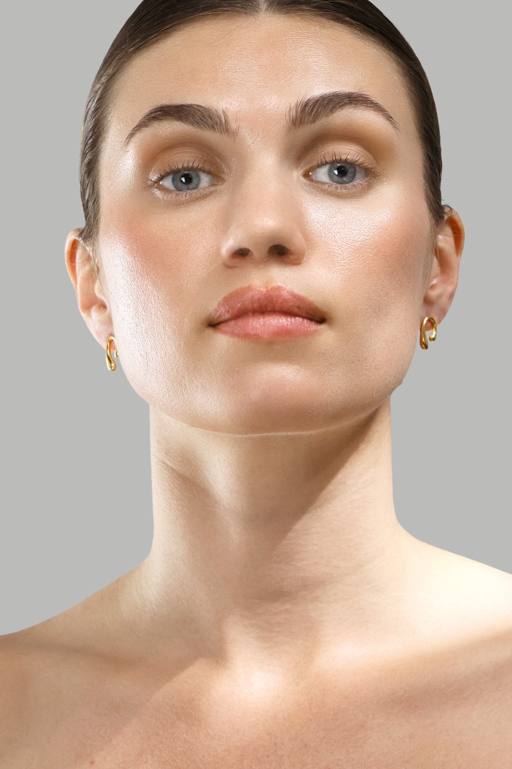 Boucles d’oreilles Sculpture – 18k Plaquées or