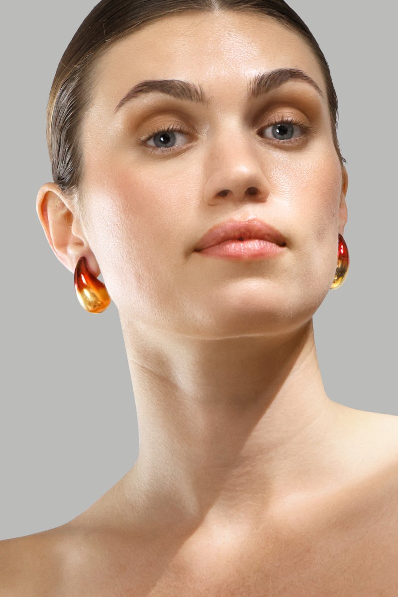 Boucles d’oreilles Verdé Glow – 18k Plaquées or