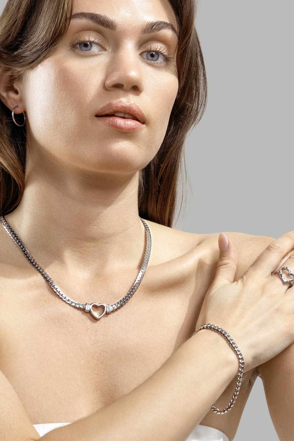 Boucle d’oreille Classic Medium - Plaquée argent