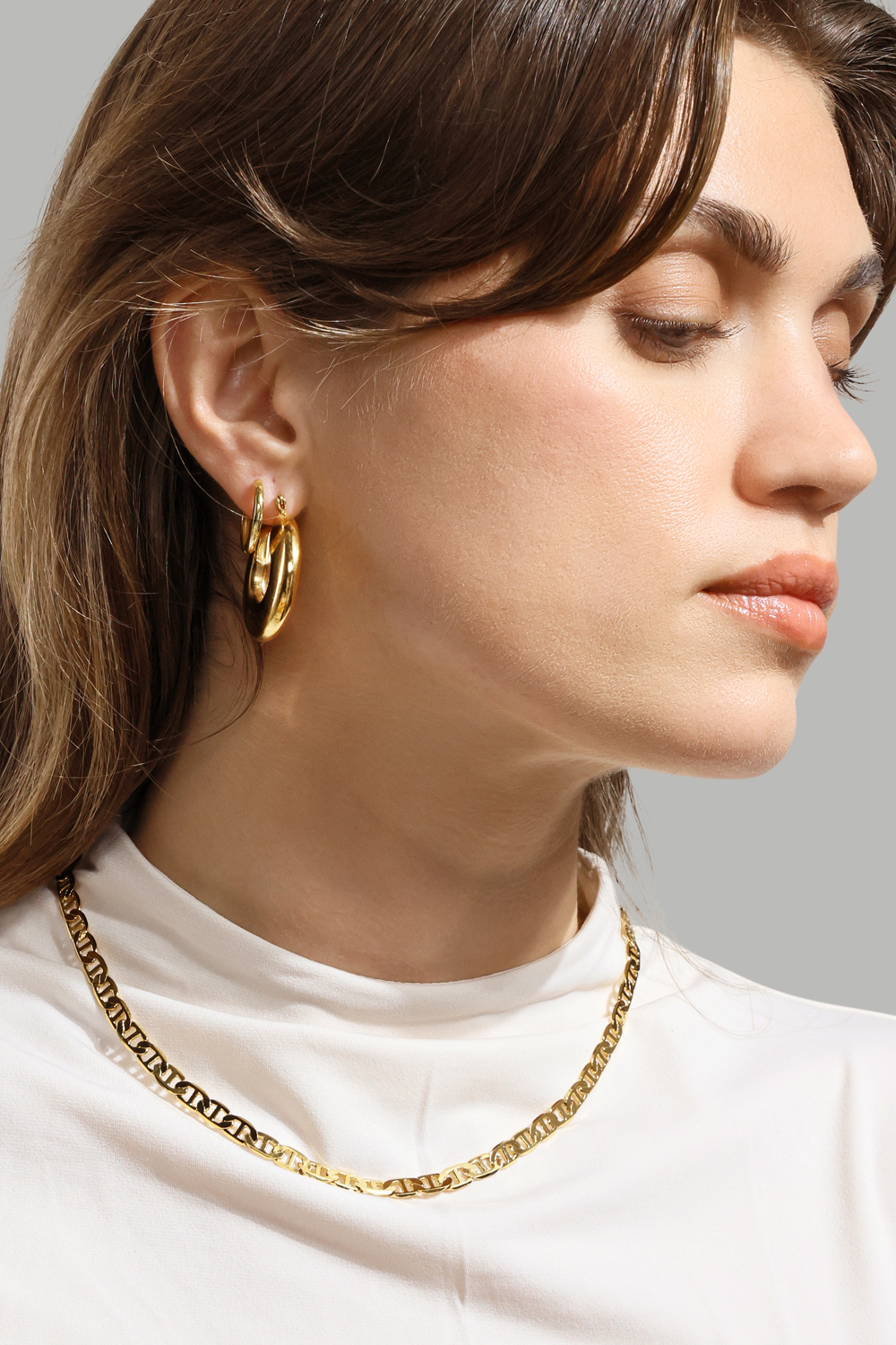 Collier Bold Link Chain - 18k Plaqué or