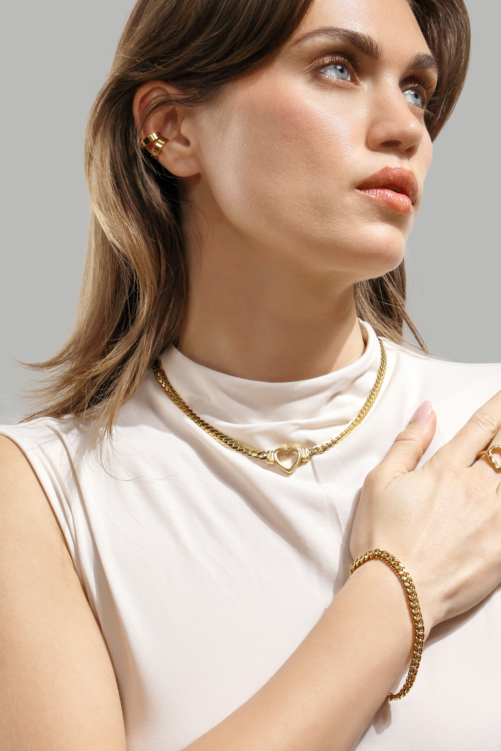 Collier Amora – Plaqué or 18 carats