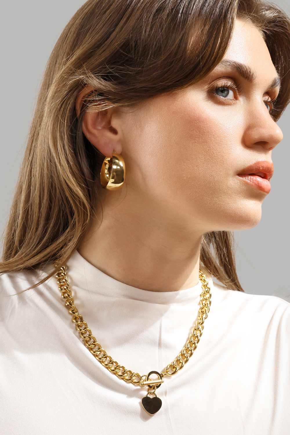 Celeste Boucle d'oreille - 18k Gold Plated