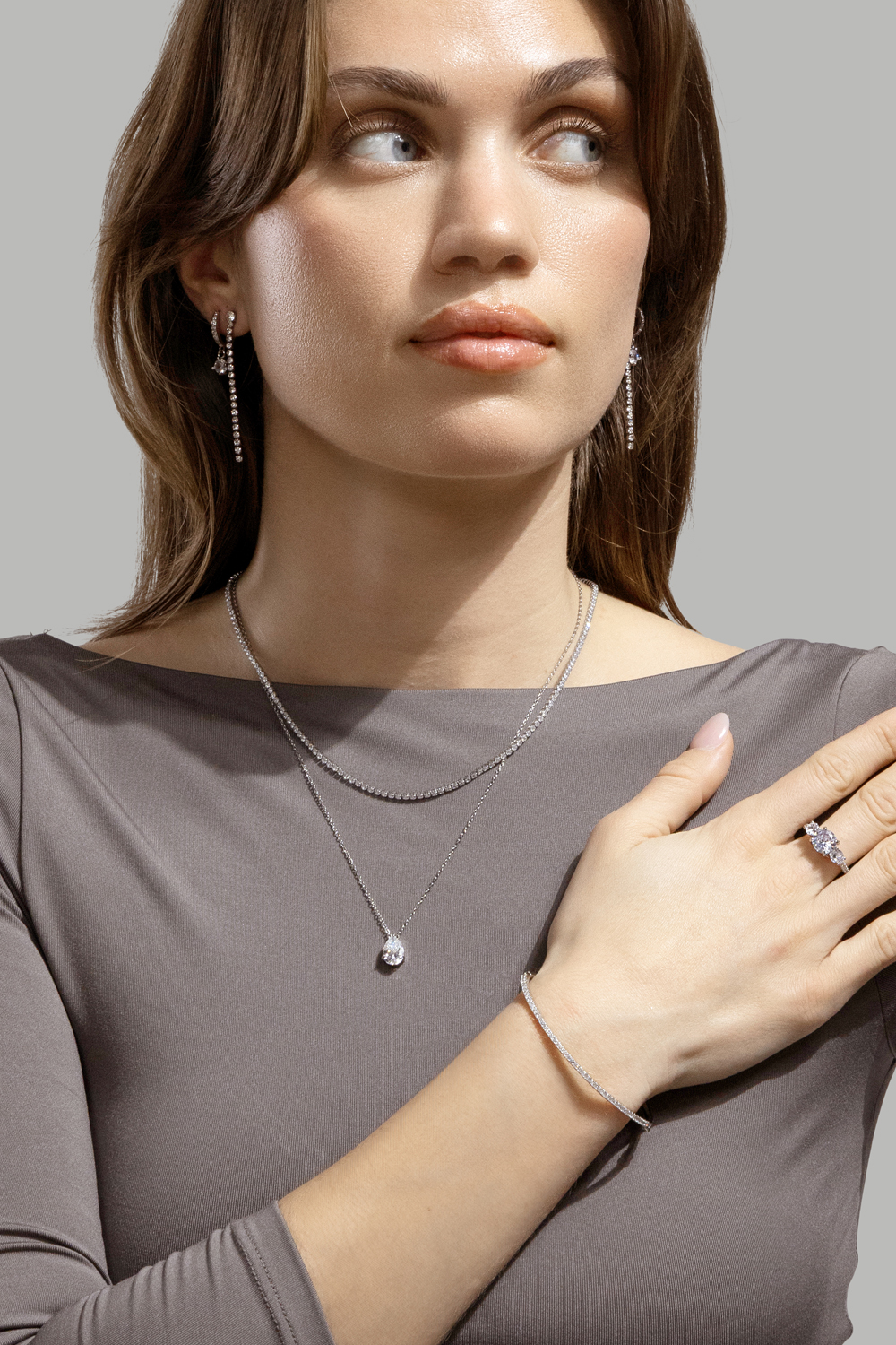 Collier Lumina - Plaqué argent