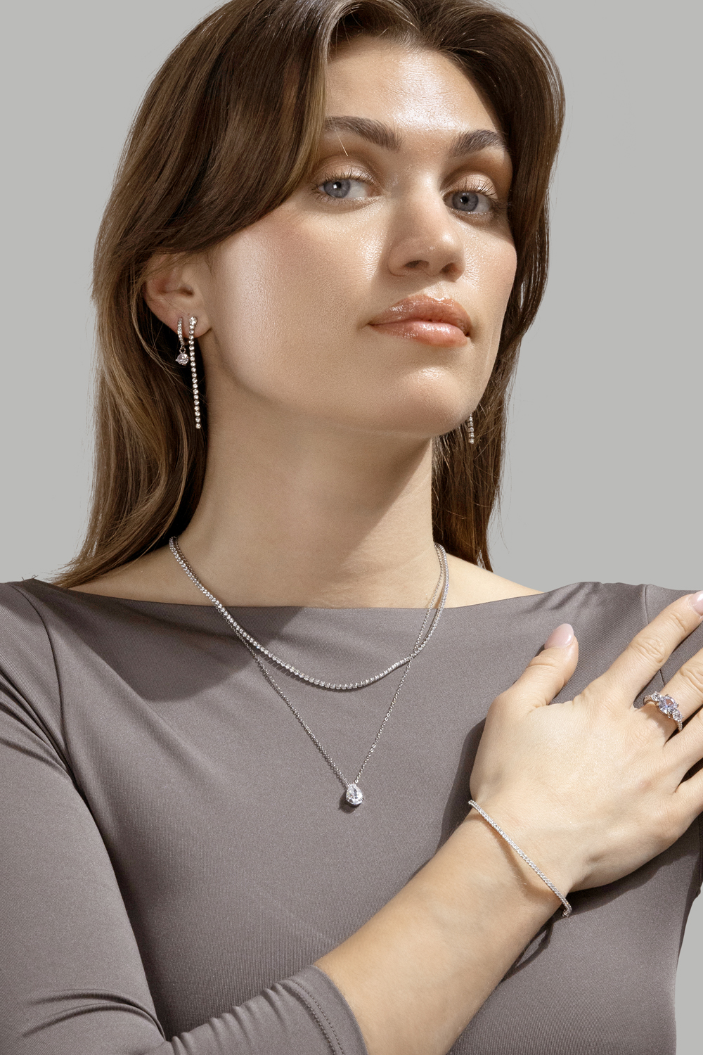 Collier Lumina - Plaqué argent