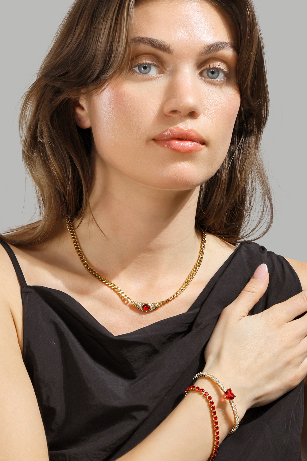 Aurora Bella Collier – 18k Plaqué or