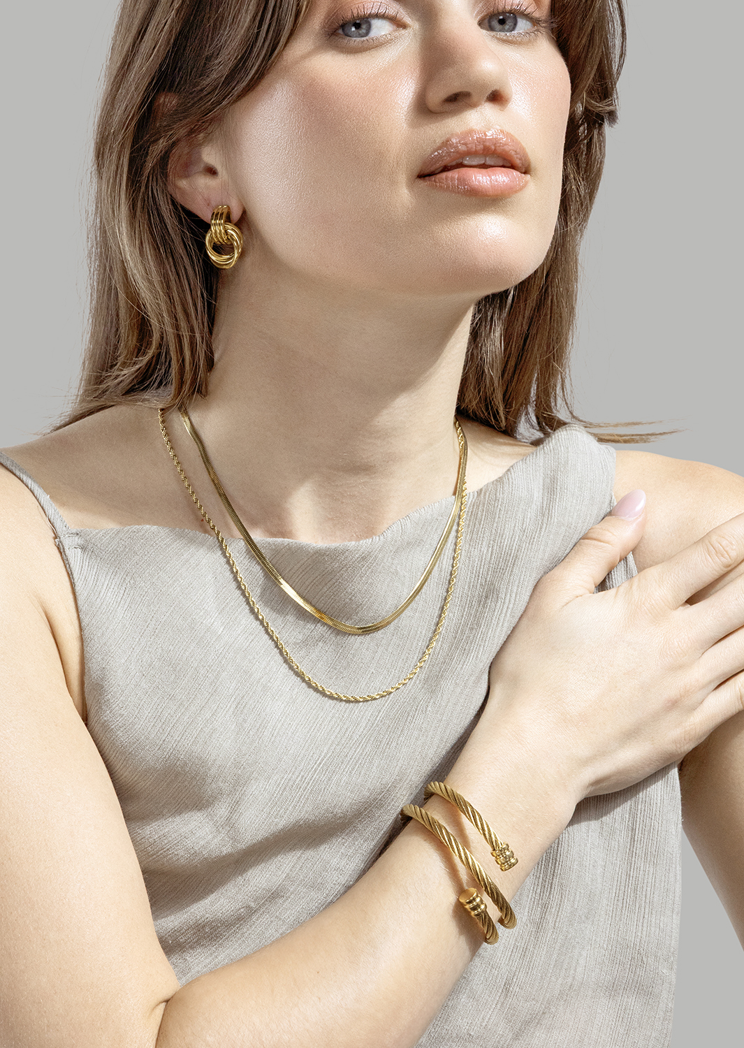 Verona Collier – 18k Plaqué or