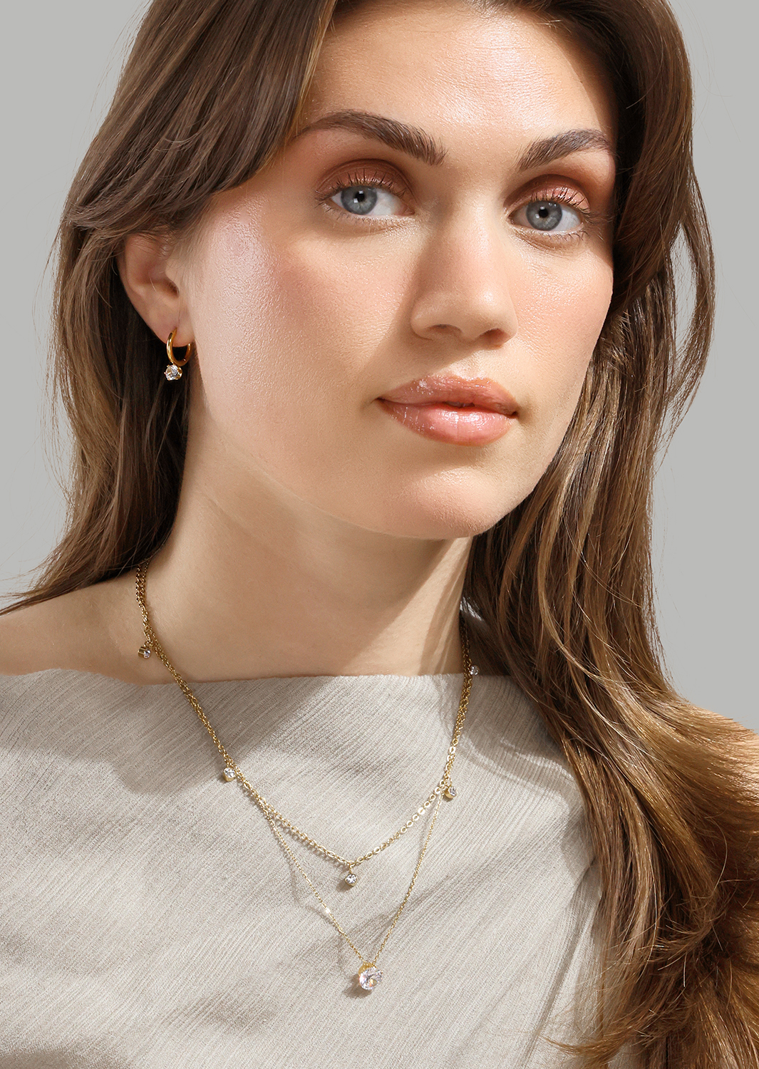 Radiance Drop Boucles d’oreilles – 18k Plaquées or